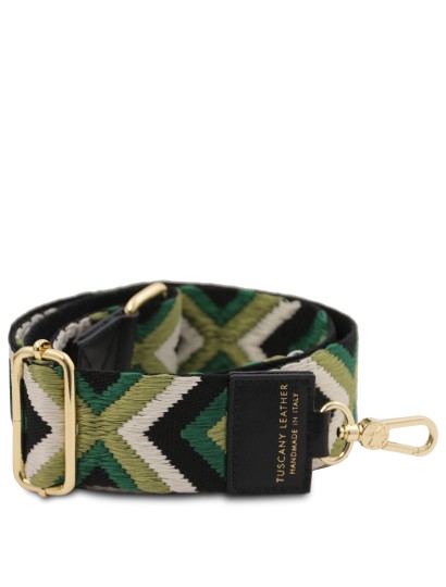 Curea de umar din textil, Tuscany LeatherS, verde