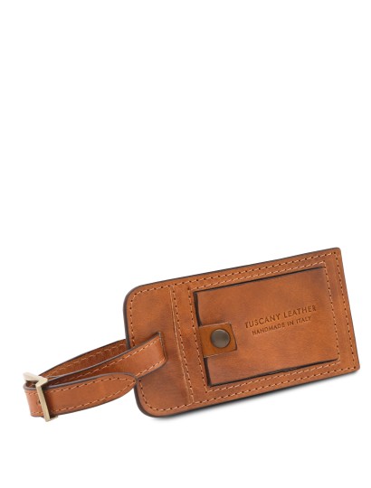 Eticheta bagaj din piele naturala, Tuscany Leather