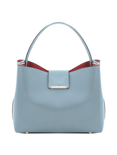 Geanta dama din piele albastru deschis, Tuscany Leather, Clio