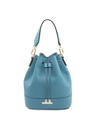 Geanta dama din piele albastru azur, TL Bag