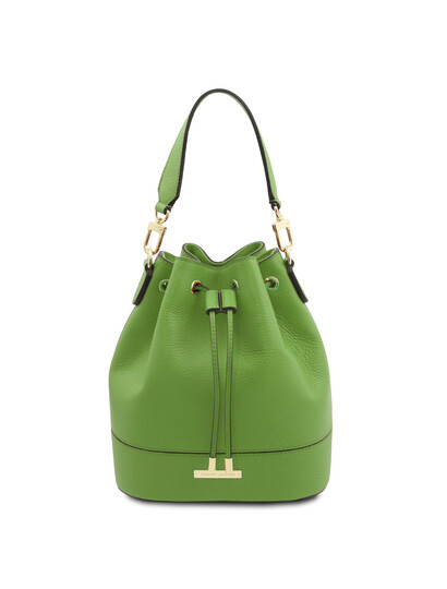 Geanta dama din piele naturala verde, TL Bag