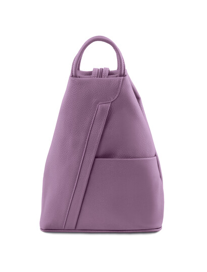 Rucsacel dama din piele lila, Tuscany Leather, Shanghai