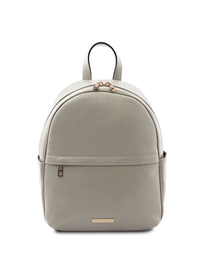 Rucsac dama piele gri deschis, TL Bag SoftS