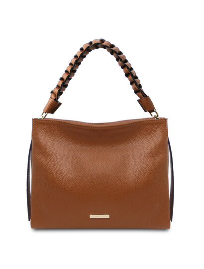 Geanta dama piele coniac TL Bag Soft