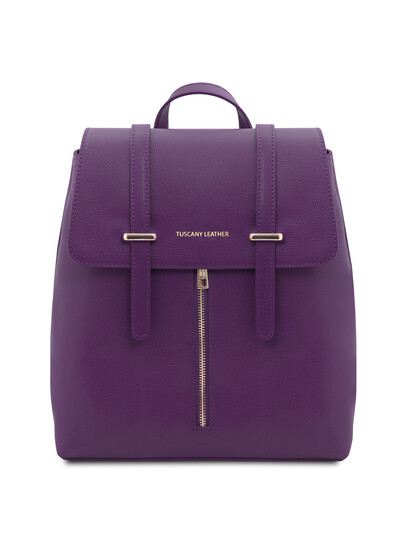 Rucsac dama piele naturala violet Tuscany Leather