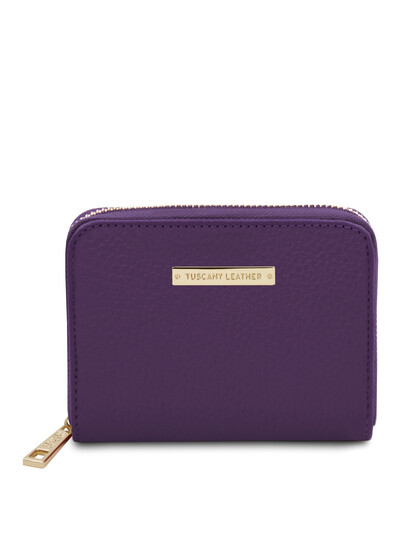 Portofel dama piele naturala violet TL Kore