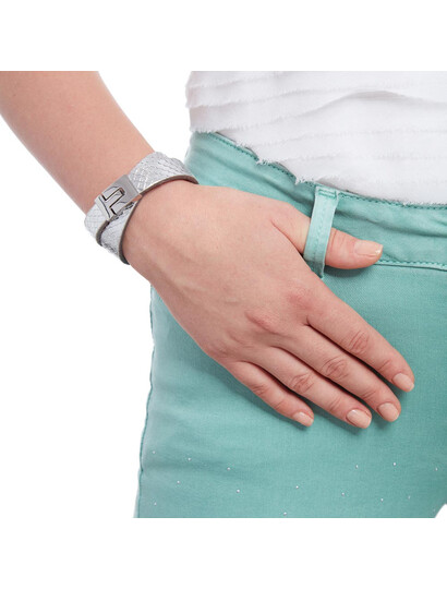 Bratara_handmade_piele_piton_Argento_Argintiu_Karine_PT101203S_2