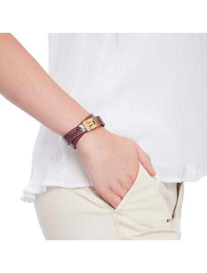 Bratara_handmade_piele_piton_Bordo_Lucido_Karine_PT051203G_2