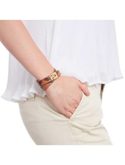 Bratara_handmade_piele_piton_Marrone_Maro_Karine_PT061203G_2
