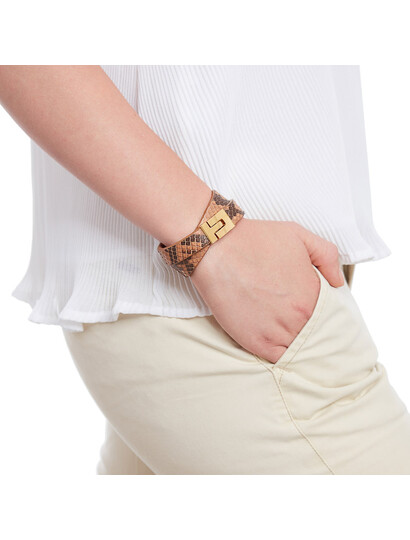 Bratara_handmade_piele_piton_Marrone_Maro_Karine_PT121203G_2