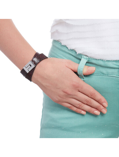 Bratara_handmade_piele_piton_Roso_Mirage_Karine_PT141203S_2
