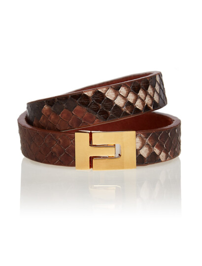 Bratara_handmade_piele_piton_Tortora_Vintage_Karine_PT201203G_1