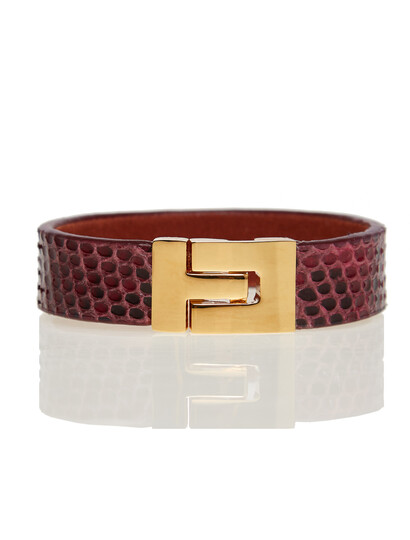 Bratara_unicat_piele_piton_Bordo_Lucido_Karine_PT051103G_1