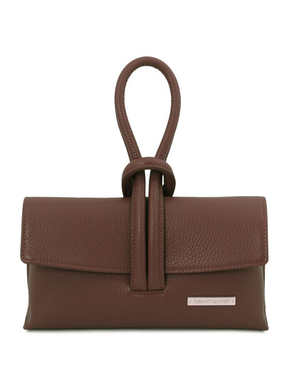 Plic dama din piele naturala cafenie Tuscany Leather