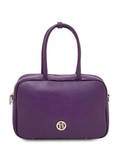 Geanta dama piele naturala violet TL Vivian