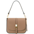 Geanta de umar Tuscany Leather din piele dark taupe Nausica