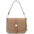 Geanta de umar Tuscany Leather din piele dark taupe Nausica