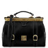 Geanta doctor din piele naturala neagra, Monalisa gladstone