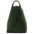 Rucsac dama din piele naturala Tuscany Leather, verde inchis, Shanghai