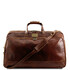 Geanta voiaj tip troler din piele maro, marime mica, Tuscany Leather, Bora Bora