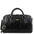 Geanta voiaj din piele naturala neagra, marime mica, Tuscany Leather, Lisbona