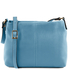 Geanta piele naturala dama Tuscany Leather, albastru deschis