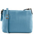 Geanta piele naturala dama Tuscany Leather, albastru deschis