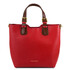 Geanta dama din piele naturala rosie Tuscany Leather