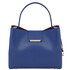 Geanta dama din piele saffiano albastru inchis, Tuscany Leather, Clio