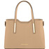 Olimpia Leather tote - Small size Light Taupe