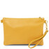 Plic dama din piele naturala galbena, Tuscany Leather, TL Bag Soft