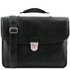 Geanta laptop Tuscany Leather din piele neagra Alessandria
