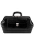 Geanta doctor din piele naturala neagra, Tuscany Leather, Bernini