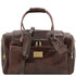 Geanta voiaj din piele naturala maro inchis Tuscany Leather, Voyager