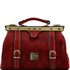 Geanta doctor din piele rosie Tuscany Leather, Monalisa