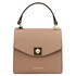 Geanta dama din piele sampanie, mica, Tuscany Leather