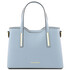 Geanta de umar tote Tuscany Leather din piele naturala bleu Olimpia marime mica