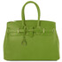 Geanta dama din piele naturala Tuscany Leather, verde, TL Bag