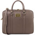Geanta laptop dama eleganta Tuscany Leather, Prato, grej inchis