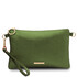 Plic dama din piele verde, Tuscany Leather, Metalic