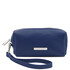 Portfard din piele albastru inchis TL Bag Soft