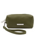 Portfard din piele verde inchis TL Bag Soft