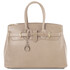 Geanta dama din piele naturala grej deschis TL Bag