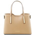 Olimpia Leather tote - Small size Champagne
