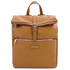 Rucsac din piele naturala caramel, TL Denver
