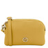 Lily Soft leather shoulder bag Pastel yellow