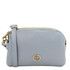 Lily Soft leather shoulder bag Light Blue