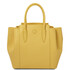 Tulipan Leather handbag Pastel yellow