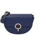 Astrea Leather shoulder bag Dark Blue