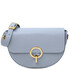 Astrea Leather shoulder bag Light Blue